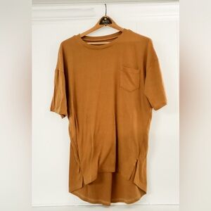 High Low Burt Orange T-Shirt